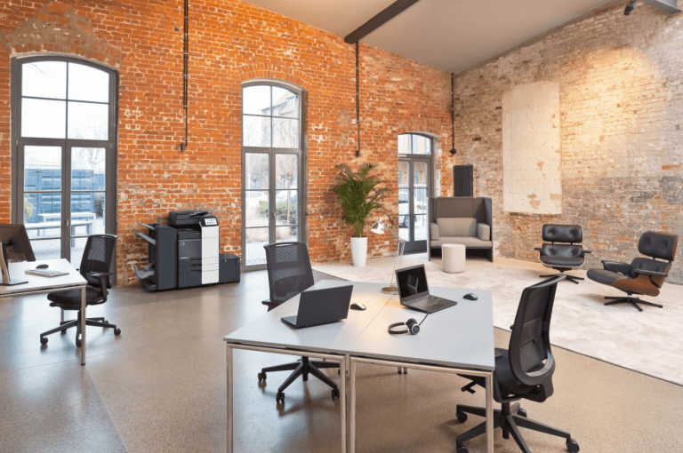 Konica Minolta Device in an office