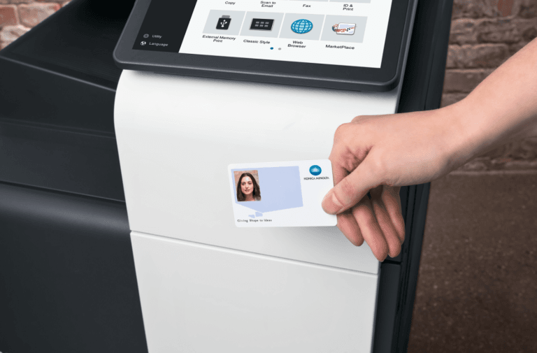 Konica Minolta ID scan