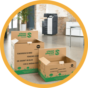 Konica Minolta Recycling boxes