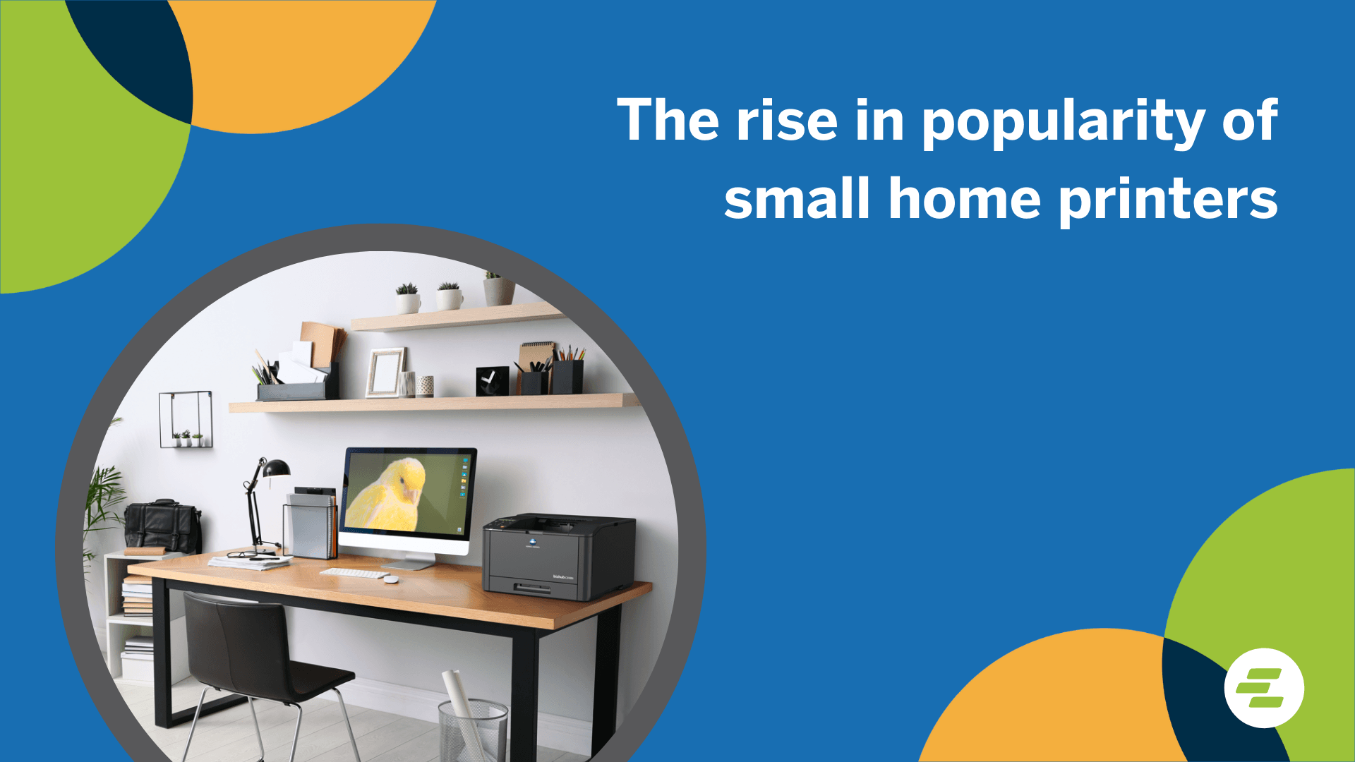 Small Konica Minolta home printer - news page