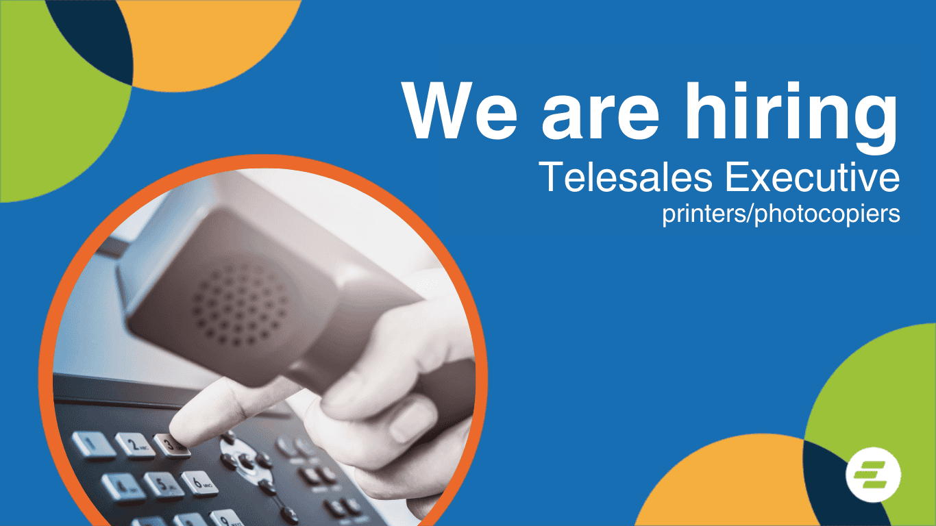 We are hiring - Telesales Executive